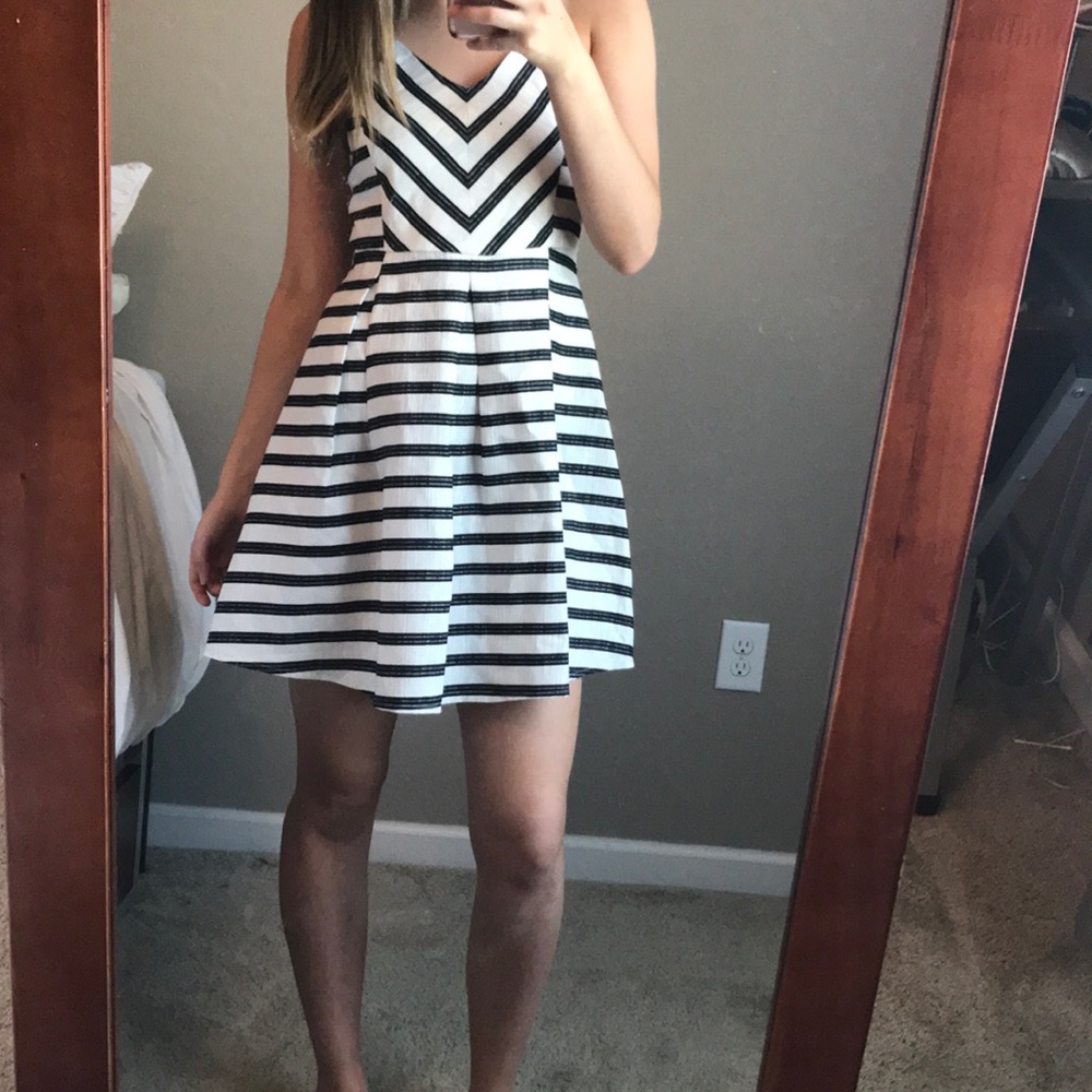 Black and White Dress